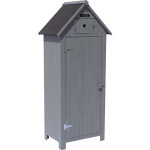 Armoire de jardin cabanon - 77 x 54. 5 x 179 cm - anthracite Armoire de jardin cabanon - 77 x 54. 5 x 179 cm - anthracite
