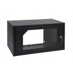 Armoire lc 19 6u (18 - 2040) porte vitrée 350 mm ral 9005 intérieur semi - mat charnière réglable en ... Armoire lc 19 6u (18 - 2040) porte vitrée 350 mm ral 9005 intérieur semi - mat charnière réglable en ...