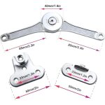 Armoire meuble ascenseur r�glable de charni�re de support de couvercle 2 pcs pour armoires, charni�res ...