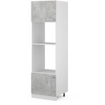 Armoire micro - ondes r - line, b�ton, 60cm, vicco