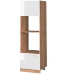 Vicco - armoire micro - ondes r - line, blanc haute brillance, 60 cm Vicco - armoire micro - ondes r - line, blanc haute brillance, 60 cm