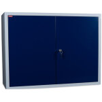 Armoire murale stier, rangement s�r et peu encombrant, bleu