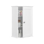 Yaheetech - armoire murale de toilette, meuble de rangement suspendu salle de bain, 35 x 20, 7 x 55 cm, ... Yaheetech - armoire murale de toilette, meuble de rangement suspendu salle de bain, 35 x 20, 7 x 55 cm, ...