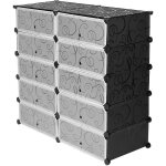 Armoire penderie rangement etagère à chaussures modulable diy 10 cubes Armoire penderie rangement etagère à chaussures modulable diy 10 cubes