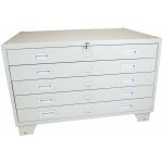 Monster - shop ? commode de rangement m�tallique 5 tiroirs verrouillables ? dimensions 65x100x70cm ? ...