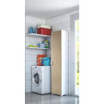 Armoire polyvalente dacaci, armoire linaire avec 1 porte battante et 4 tagres rglables, meuble colonne ...
