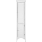 Teamson home - armoire de rangement colonne salle de bain blanc ethan elg - 588