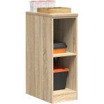 Armoire de rangement de garage - meuble de stockage chne sonoma 30x51x85cm bois pin 124681