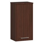 Akord - armoire salle de bains fin accr. au mur weng 30 cm 1 porte faade weng 2 tagres 30x22, 5x60 ...