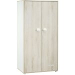 Les tendances - armoire 2 portes 168x85x57cm en bois