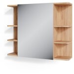 Vicco - armoire de toilette fynn, ch�ne, 79. 6 x 64 cm