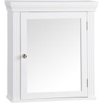 Teamson home - armoire de toilette murale de salle de bain en bois avec miroir blanc stratford 6544 Teamson home - armoire de toilette murale de salle de bain en bois avec miroir blanc stratford 6544