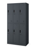 Armoire vestiaire de s�curit� 6 casiers igor, 900 x 1850 x 450 mm, anthracite