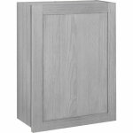 Meubletmoi - armoirette murale de salle de bain en pica gris clair - rine 9468