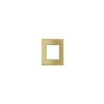 22760 plaque enjoliveur métal or satin - 2 modules - s. light - arnould 22760 plaque enjoliveur métal or satin - 2 modules - s. light - arnould