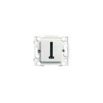 60540 - prise t�l�phone 8 plots - montage � vis - espace lumi�re - arnould