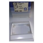 65800 plaque enjoliveur 1 poste - club lumi�re - blanc - arnould