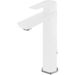 Galindo - aroha 4605511 robinet mitigeur lavabo haut (laiton), finition blanc.
