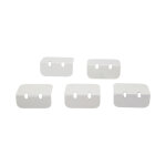 Mccover - arrts aluminium pour profil de jonction toiture polycarbonate (x5) - coloris - blanc, epaisseur ...