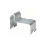 Arr�t pour portail � sceller - bourg industrie argent 165 zingu� a sceller 95 mm 90
