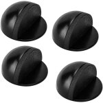 Arrts de portes, lot de 4 arrts et butes de porte en acier inoxydable avec pare - chocs en caoutchouc, ...