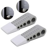 Arr�t porte antid�rapant en caoutchouc gris universel pour tous types de sols