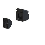 Arret poussoir design pour portail battant finition: noir - longueur de tube (mm): longueur de tube (mm) ...