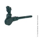Torbel arrt de volet bergre  visser noir longueur (mm): longueur (mm) : 135