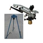 Arroseur agricole 2'' duplex mtal. canon d'irrigation. angle d'irrigation rglable. porte 20  43m ...
