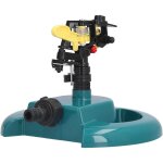 Arroseur de pelouse rotatif avec base ronde - pour jardin, terrasse et syst�me d'irrigation