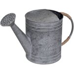 Arrosoir m�tal gris h25cm atmosphera cr�ateur d'int�rieur