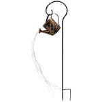 Arrosoir solaire avec lumi�re pour jardin - lanterne �tanche m�tallique pour terrasse, all�e et f�tes ...