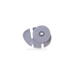 Arthur martin electrolux - kit roulette de panier pour lave - vaisselle faure grise gauche 50269766007 ...