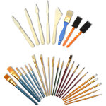 Lot de 30 pinceaux de différent types - artina Lot de 30 pinceaux de différent types - artina