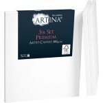 Artina toile peinture premium lot de 3 chssis bois pour toile stable de qualit suprieure 30x40cm 40cm, ...