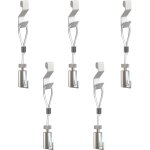 Artiteq - pack de 5 kit d'accrochages tableaux suspension sur grilles, panneaux