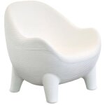 Moovere - aruba si�ge rond tr�s r�sistant pour l'int�rieur et l'ext�rieur. fabriqu� en poly�thyl�ne