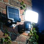 Arum lighting ? projecteur solaire led 400 lumens avec d�tecteur de mouvement ? blanc froid ? ip44 pour ...