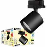 Arum lighting - spot tracklight noir 33w pour rail 4 wires equi 180w 2900lm temp�rature de couleur: blanc ...