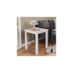Ebuy24 - table d'appoint carrée 45x55 cm en pin massif blanc Ebuy24 - table d'appoint carrée 45x55 cm en pin massif blanc