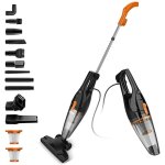Aspirateur balai filaire 2 en 1 inse r3s, 400w / 16kpa aspirateur, filtration hepa, idal pour tapis ...