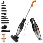 Aspirateur balai filaire inse r3s orange et noir ? 2 en 1 : aspirateur � main et nettoyage des sols avec ...