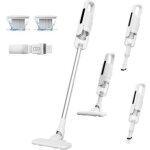 Aspirateur balai sans fil, 28kpa et 35 min, 3 en 1 aspirateur sans fil avec syst�me centrifuge cyclonique, ...