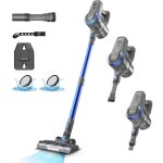 Aspirateur balai sans fil n300, 25kpa & 2 vitesses, aspirateur sans fil 175w, aspirateur l�ger, 50min ...