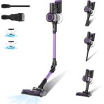 Aspirateur balai sans fil sans sac multifonctions stanew, 33kpa 320w aspirateur sans fil puissant, puissant, ...