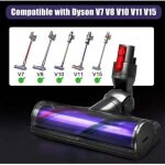 Aspirateur pour dyson v7 v8 v10 v11 v15, brosse � moteur � couple �lev�, brosse � rouleau � entra�nement ...