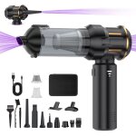 Aspirateur à main 4 en 1, 16000pa aspirateur voiture puissant sans fil, moteur sans balais à 3 vitesses, ... Aspirateur à main 4 en 1, 16000pa aspirateur voiture puissant sans fil, moteur sans balais à 3 vitesses, ...