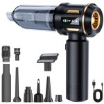 Aspirateur � main, aspirateur balai sans fil, aspirateur � main, 2000mah 1000w, argent - violet, noir ...