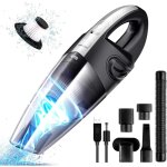 Aspirateur main sans fil 120w, 2200mah, puissant, filtre lavable, silencieux, charge rapide, pour voiture ...