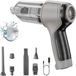Aspirateur � main sans fil 3 en 1, 120 w 12 000 pa, compatible voiture bureau maison, aspirateur eau ...